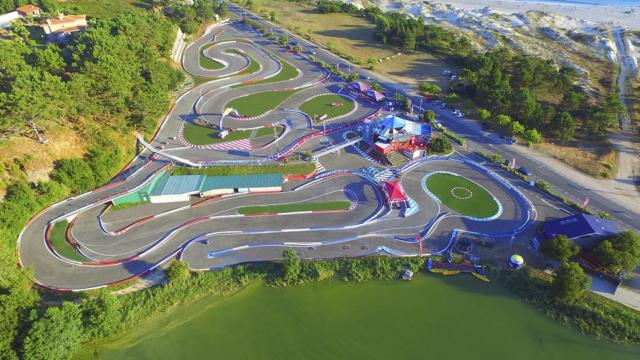 Vista aérea Racing Dakart (Sanxenxo). Foto: Racingdakart.com