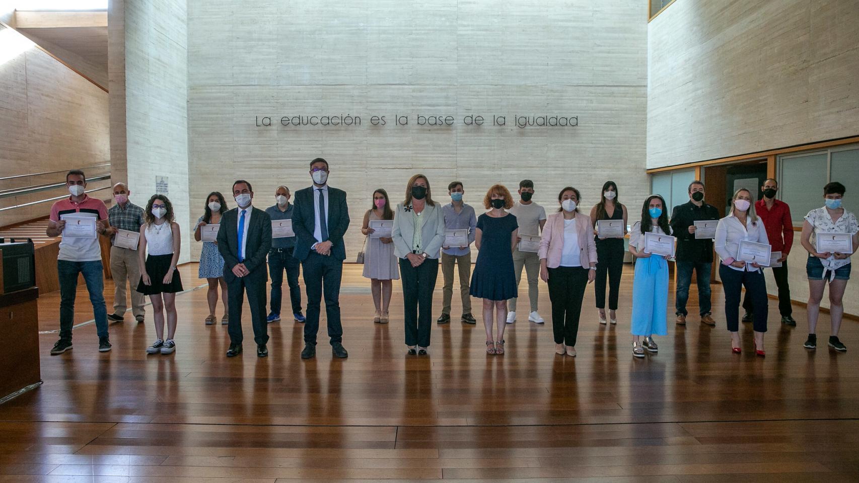 Rosa Ana Rodríguez preside la entrega de los Premios de Formación Profesional.