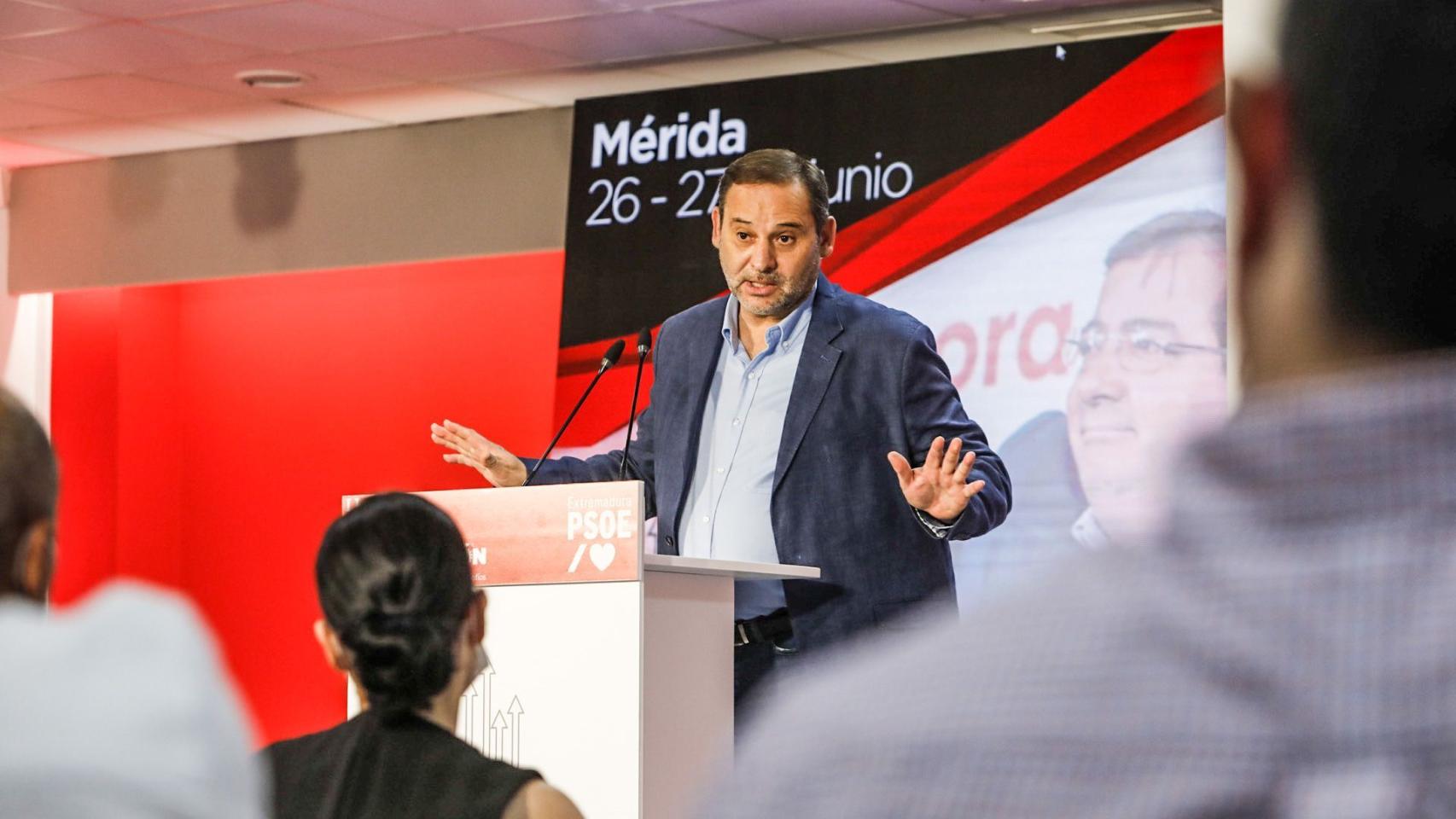 José Luis Ábalos, ministro de Transportes, Movilidad y Agenda Urbana.
