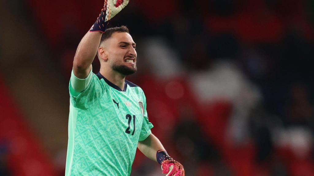 Gianluigi Donnarumma, en un partido de la selección de Italia durante la Eurocopa 2020