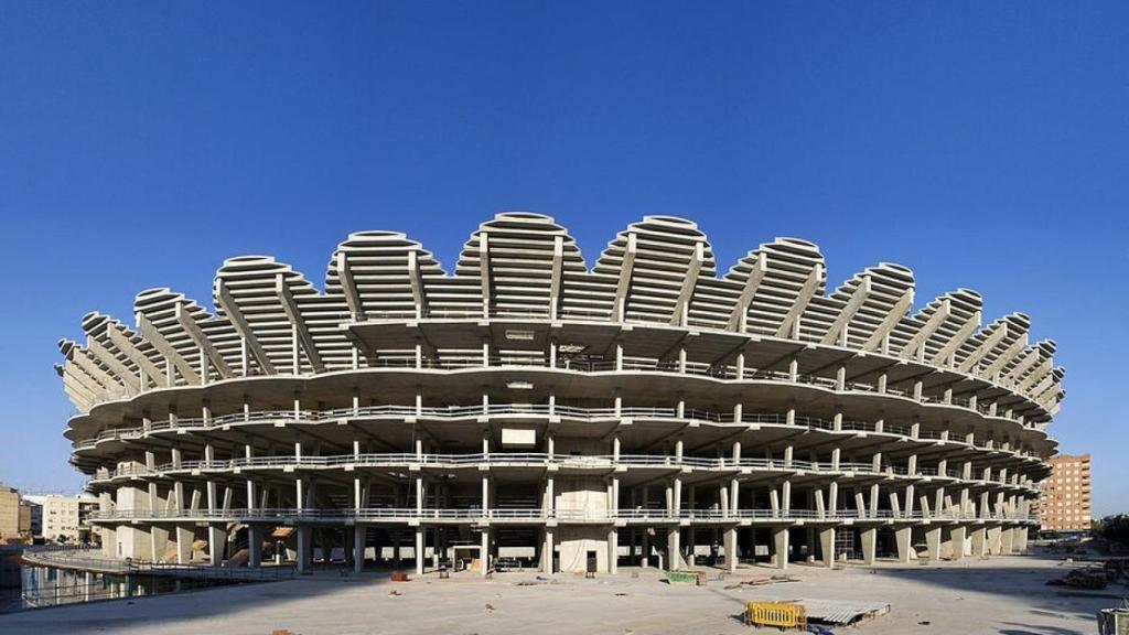 Estructura del Nuevo Mestalla.