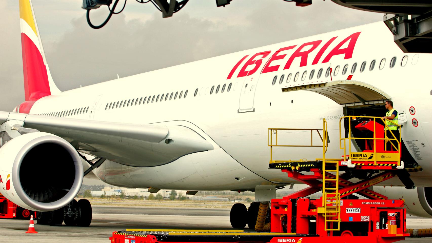 Avión de Iberia, en una imagen de archivo.