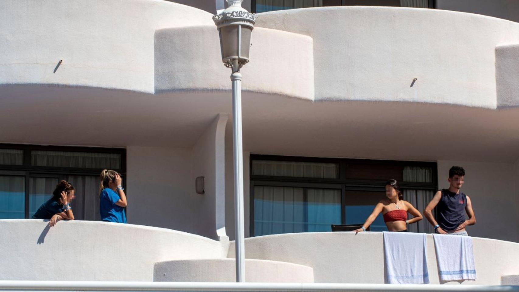 Alumnos confinados en un hotel de Mallorca por el brote de coronavirus.