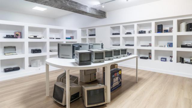 Sala del Museo do Videoxogo de Cangas.