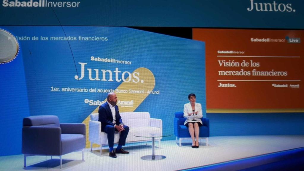 Evento de Banco Sabadell y Amundi por el primer aniversario de su acuerdo.