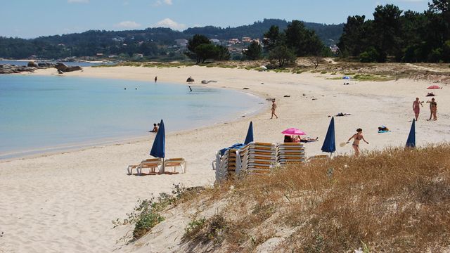 Playa Area Grande en O Grove (Pontevedra).