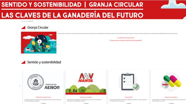 Nanta presenta la web de Granja Circular