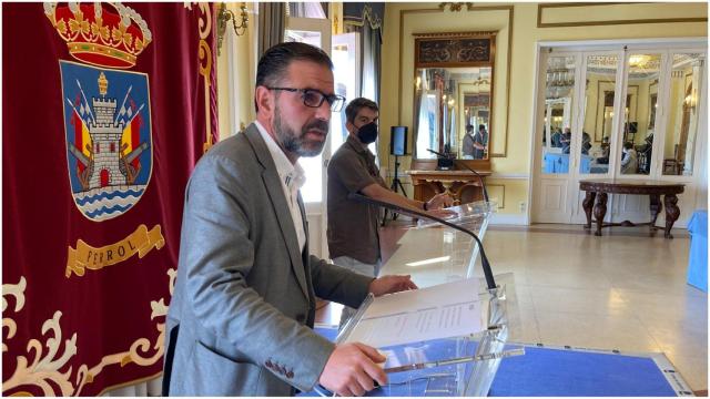 Mato y Suárez en rueda de prensa.