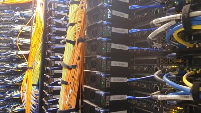 Detalle de la plataforma de computación del IFCA. FOTO: IFCA