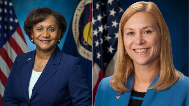 Vanessa Wyche y Janet Petro, las dos nuevas directoras de la NASA.