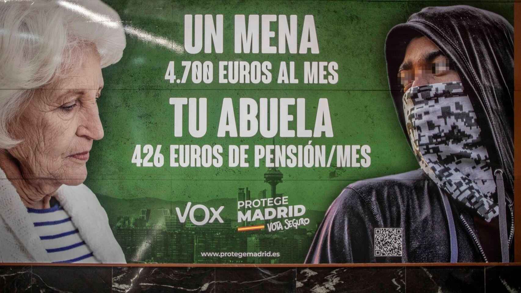 Cartel electoral difundido por Vox.