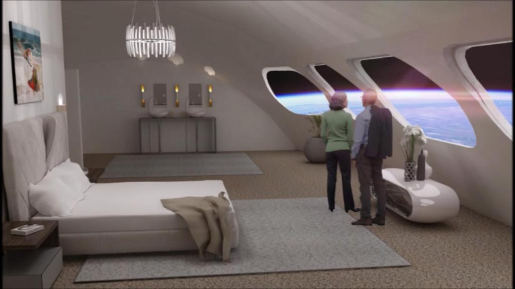 Habitación dentro de la Voyager Station