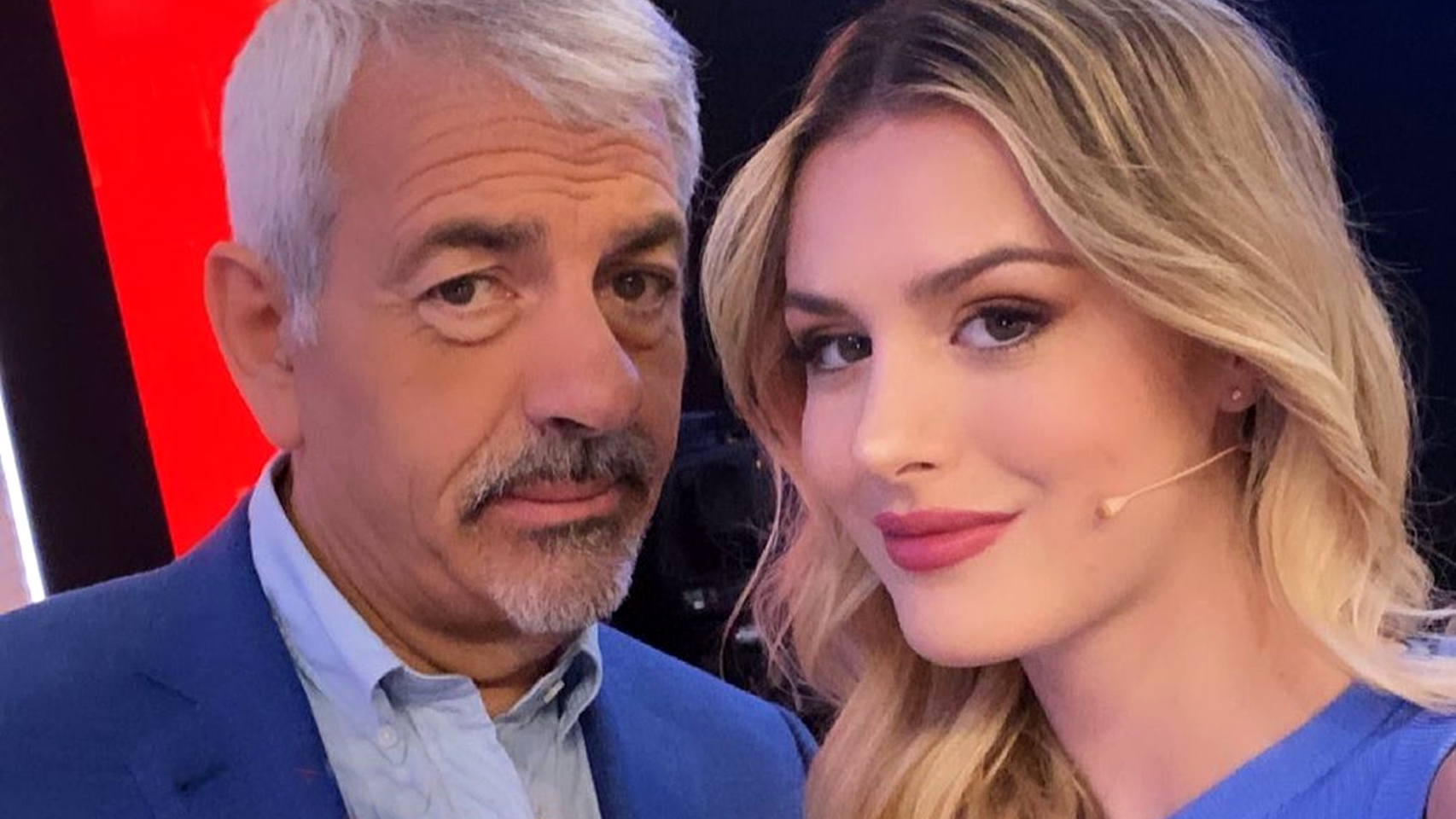 Carlos Sobera y su hijastra, Arianna Aragón, en una imagen de sus redes sociales.