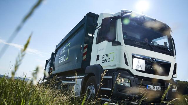 Uno de los camiones de la alemana PreZero.