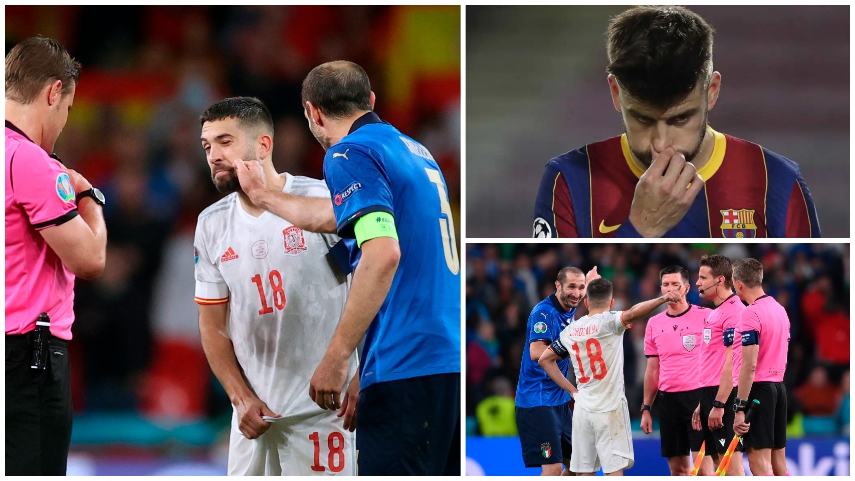 Piqué y los penaltis del Italia - España