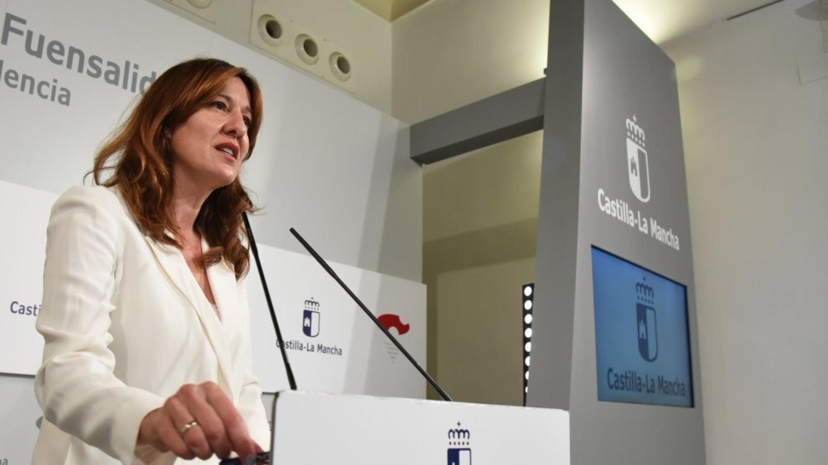Blanca Fernández, consejera portavoz del gobierno de CLM