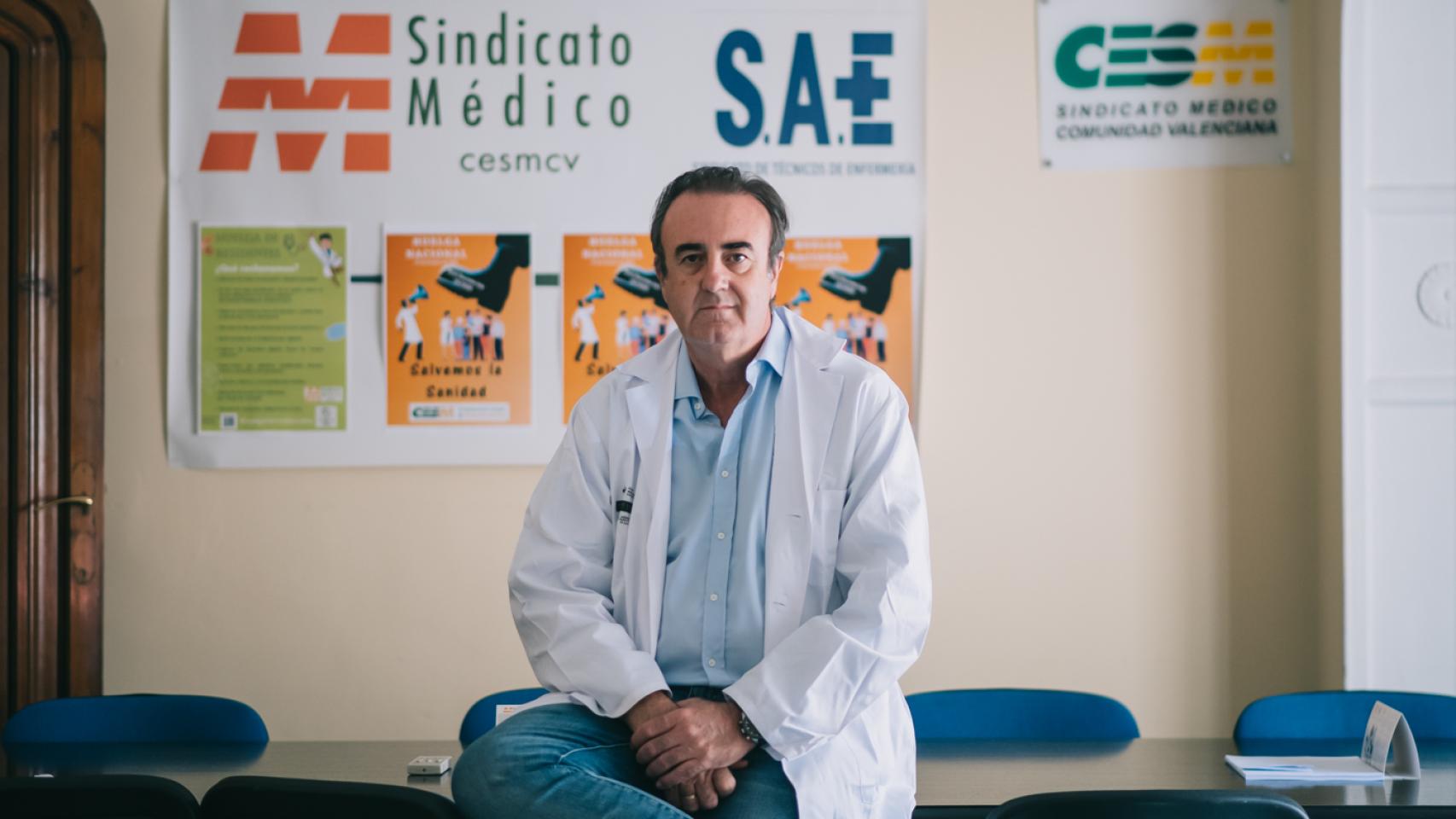 El representante del CESMCV, Víctor Pedrera.