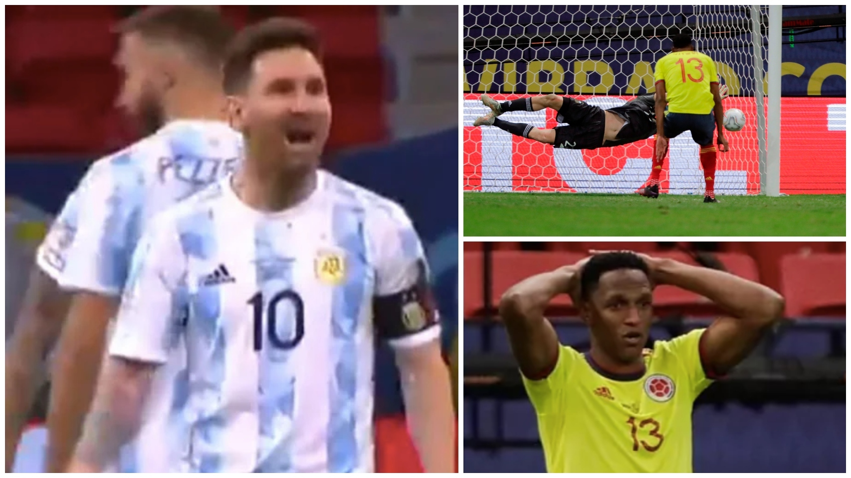 El Messi más desatado, contra Yerry Mina