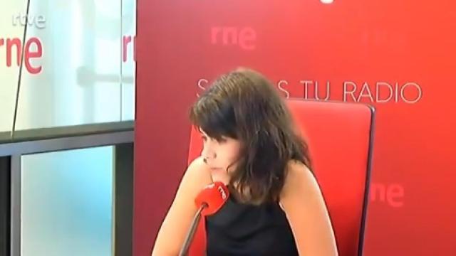La portavoz nacional de Podemos, Isa Serra, este miércoles en RNE.
