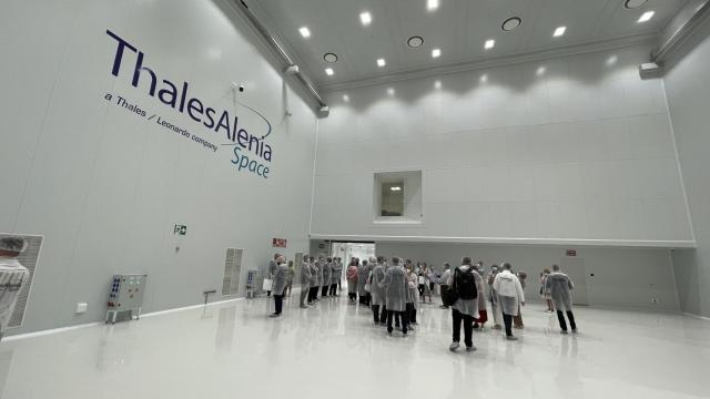 Sala blanca de Thales Alenia