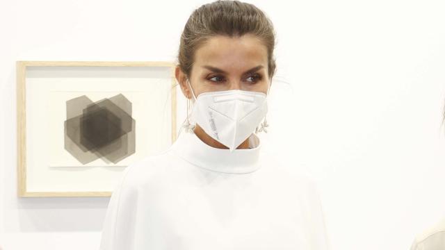 La reina Letizia ha inaugurado ARCOMadrid este jueves por la mañana.