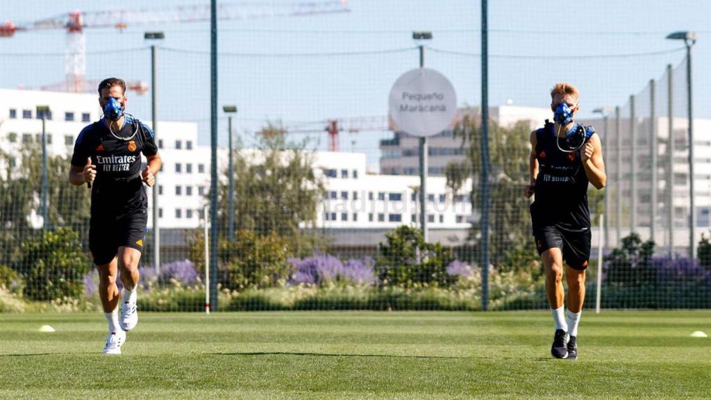 Nacho Fernández y Martin Odegaard, con este sistema novedoso de entrenamiento con oxígeno