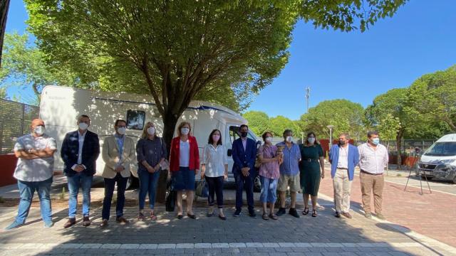 El nuevo área para autocaravanas de Alcázar cuenta con todos los servicios