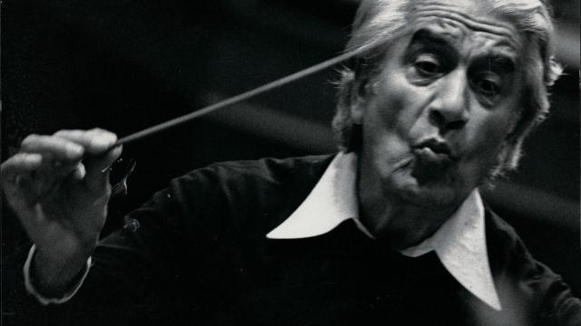 El director rumano Sergiu Celibidache