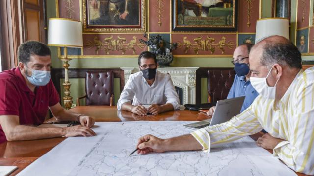 Reunión para la firma del proyecto. Foto: Diputación de Ciudad Real.