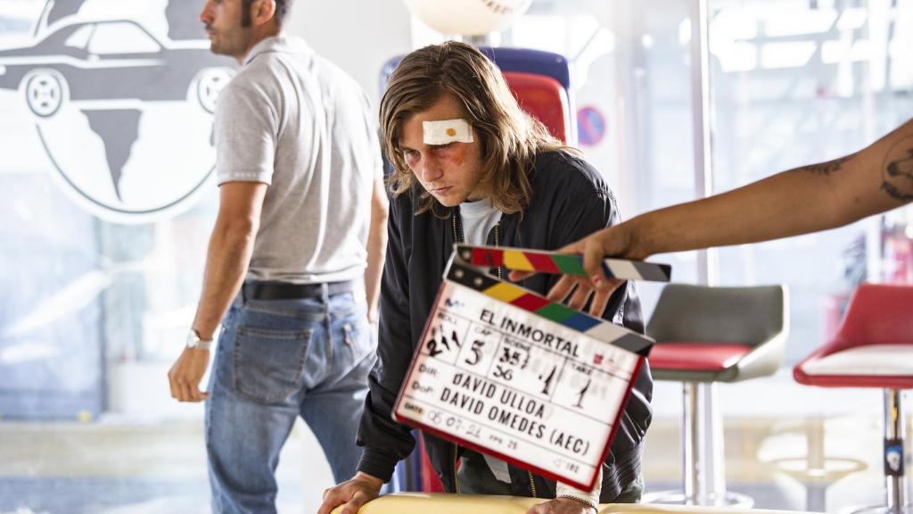 Rodando 'El inmortal'.