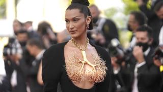 Bella Hadid, sobresaliente en Cannes con un vestido joya