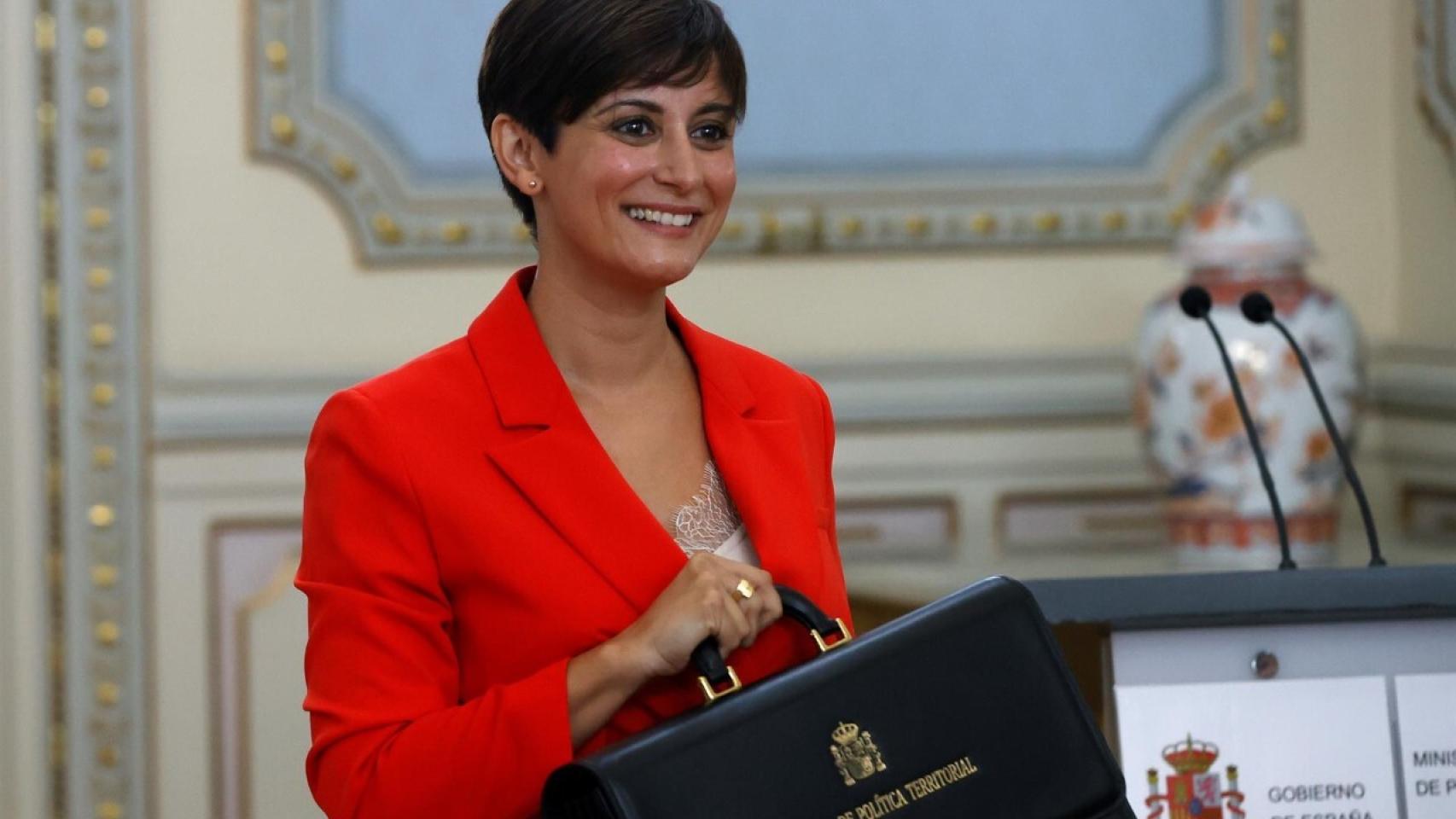Isabel Rodríguez tomó posesión el pasado lunes como ministra de Política Territorial