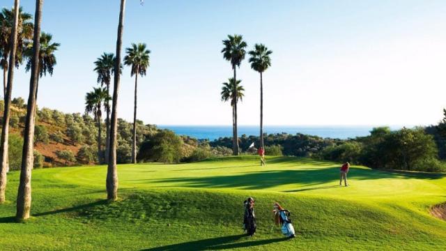 Golfistas en la Costa del Sol.
