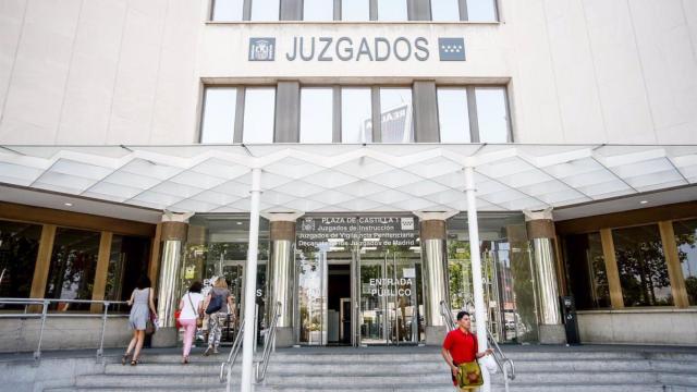 La fachada de los juzgados de Madrid.