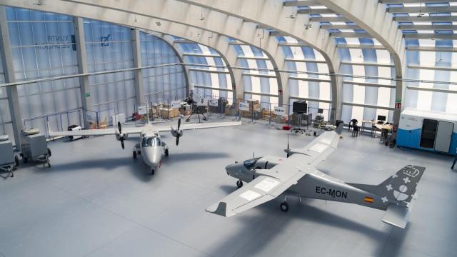 La nave Targus Hangar creada por Indra