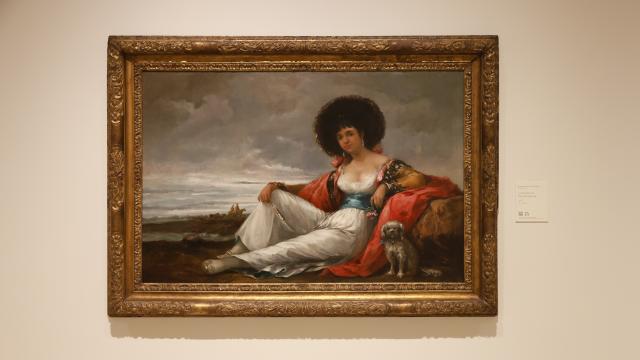 Una de las obras del Thyssen Málaga del itinerario