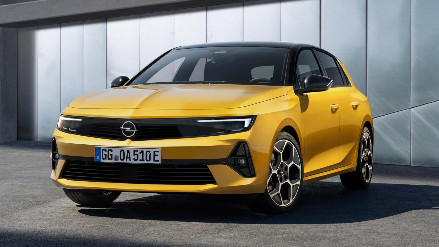 El nuevo Opel Astra llegará a los concesionarios en 2022.