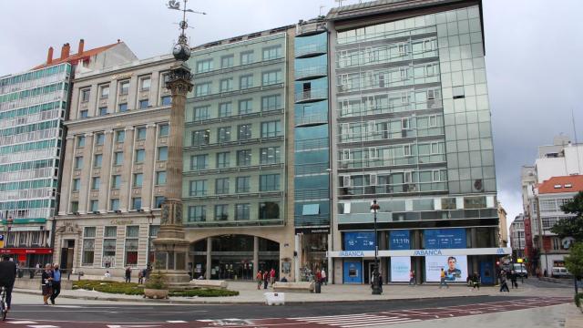 Obelisco zona peatonal