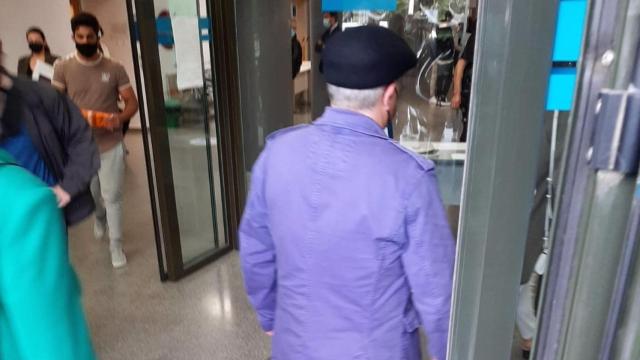 El principal sospechoso del doble crimen del Cash Record acude al juzgado en Lugo.
