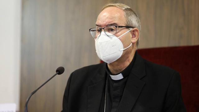 Francisco Cerro Chaves, arzobispo de Toledo, en una imagen de este miércoles. Foto: Óscar Huertas