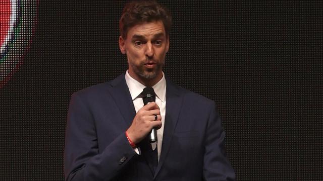 Pau Gasol, en la II Gala del Baloncesto Español