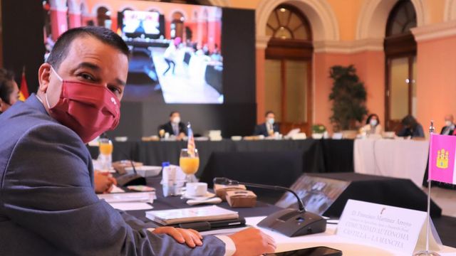 Francisco Martínez Arroyo este miércoles en la conferencia sectorial (JCCM)
