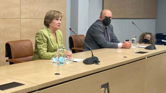 Ascensión Martín y Fernando de la Fuente, portavoz y viceportavoz de JJpD./