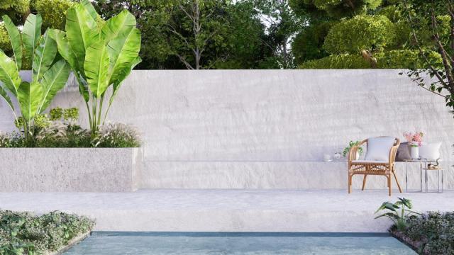 Interior de una vivienda de lujo.