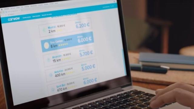 Imagen de la plataforma carwow.