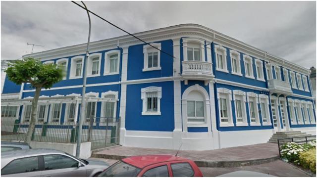 Fachada del CEIP Santa María de As Pontes.