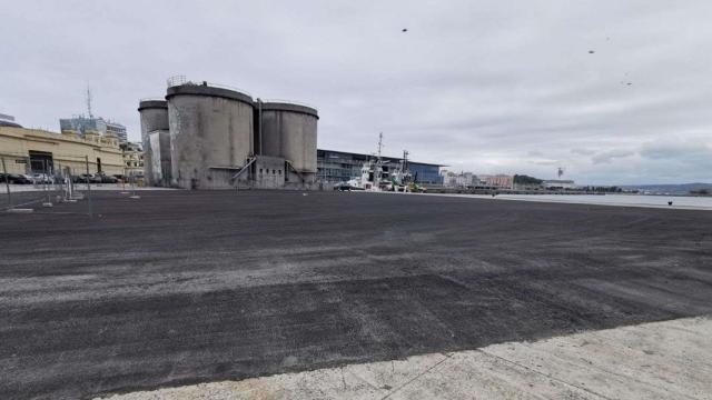 El muelle de Batería de A Coruña.