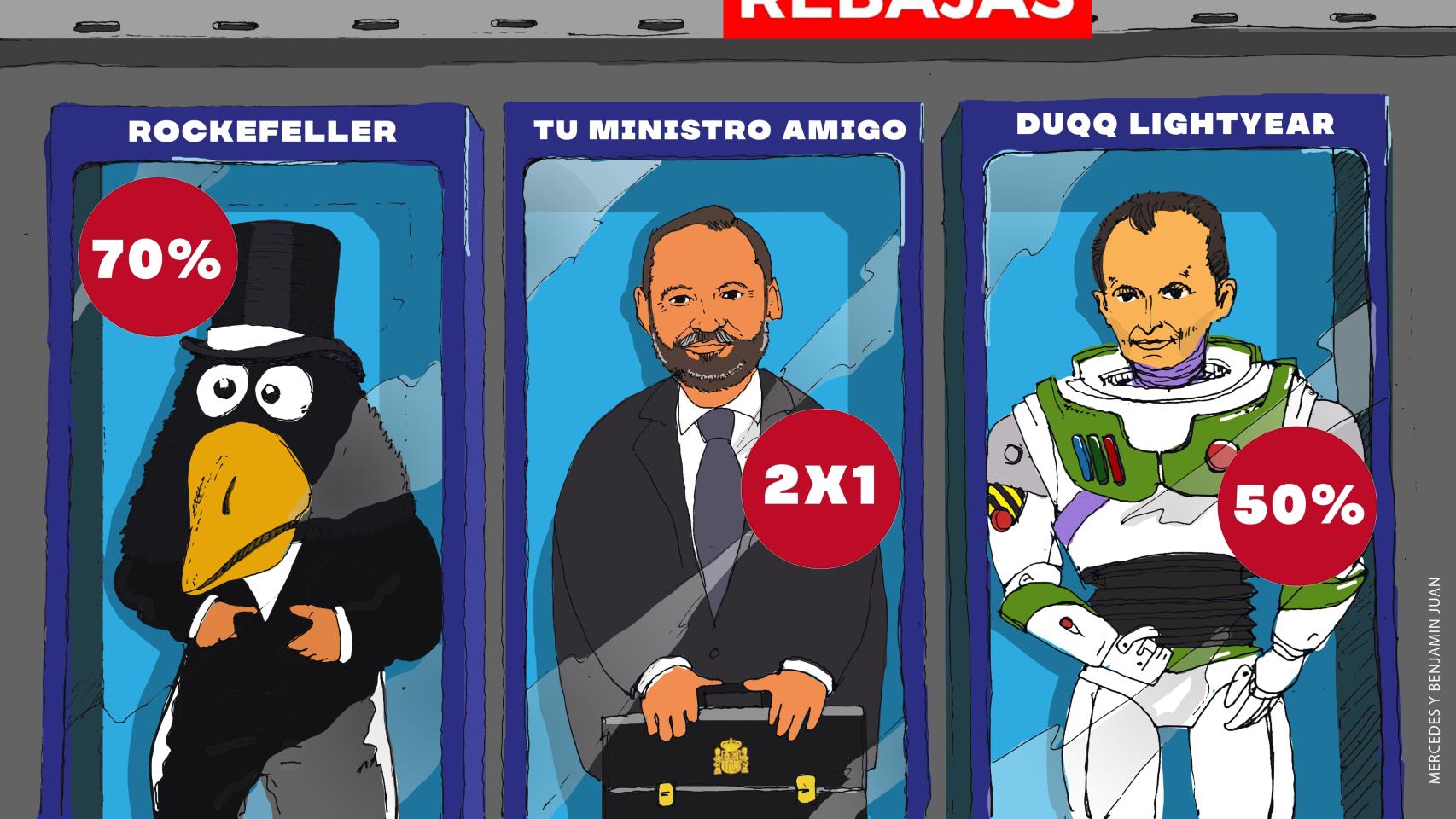 La Viñeta de Mercedes, Paula y Benjamín Juan