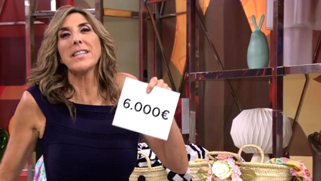 Paz Padilla se equivoca de cesta y entrega un premio menor en ‘Sálvame’: “¡Esta no!”