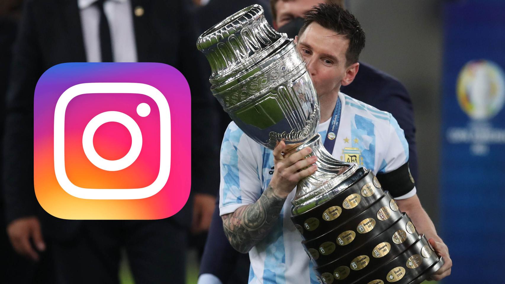 Leo Messi y la foto deportiva con más likes en Instagram